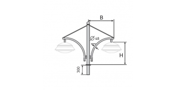 К46-0,6-0,6-1-5 кронштейн однорожковый